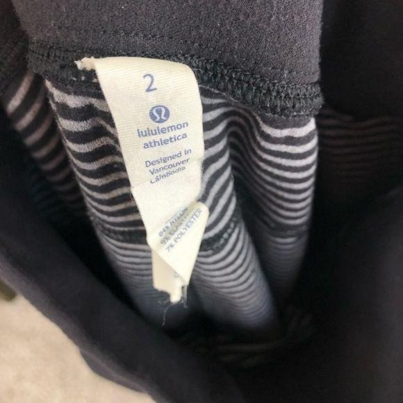 Lululemon Base Runner Pant III Wee Stripe Black He - Picture 13 of 13